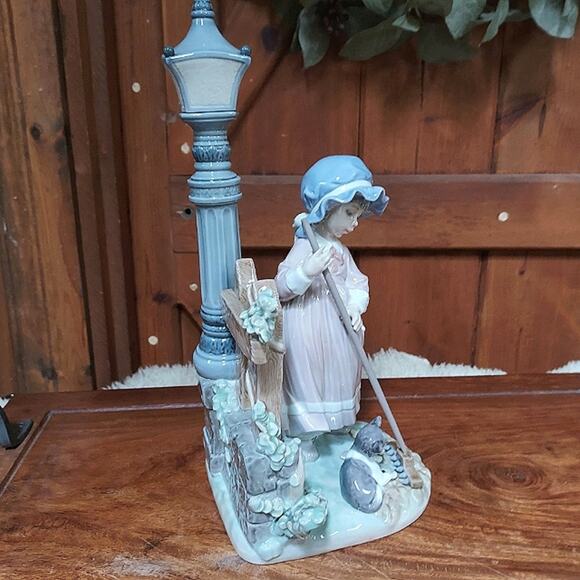 Lladro Fall Clean Up 5286 Large figurine Retired - Picture 3 of 10